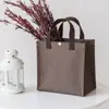 Bolsa Térmica para Marmita Portátil Simples Estilo Japonês Tamanho Grande Grande Capacidade Mamãe Portátil Bolsa Térmica de Lona Personalizada de Fábrica