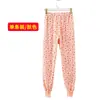 Calça Térmica de Algodão Feminina de Corte Amplo para Idosos, Calça Quente de Linho para Meia-Idade e Idosos, Cuecas Estampadas Plus Size para Primavera e Outono