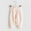 Calças de Bebê para Primavera, Outono e Inverno, com Botões de Pressão, Velcro Mágico para Recém-Nascidos, Abertura no Gancho, Cintura Alta, Proteção para a Barriga, Calças Quentes de Algodão para Bebês