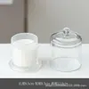 Hongyu Interior Simple Pequeño, Mediano y Grande Gama Alta Transparente Rojo Vela Campana Dorada Tapa Difusor Piedra Contenedor de Vidrio Se Puede Personalizar