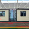 Casa Dobrável de Duas Asas Transfronteiriça, Casa Contêiner Móvel Dobrável Expansível e Destacável, Contêiner Expansível de Duas Asas