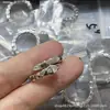 Versão Alta Anel de Cobra Baojia Ling Feminino Anel de Dedo Osso de Cobra Espiral Totalmente Diamantado Anel de Par para Casal Masculino e Feminino Anel de Dedo de Cobra