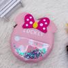 Bolso bandolera infantil con diseño de dibujos animados para niña, bonito bolso de hombro con lazo, mini monedero de princesa, venta al por mayor