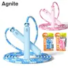Cuerda para Saltar Ergonómica de Bambú Deli Angnet Ft333 (Colores mixtos) para Principiantes y Clase Mayor de Jardín de Infancia