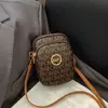Nova Bolsa Transversal Pequena de Moda Estampa Retrô Bolsa de Ombro para Mães Mulheres Bolsa de Peito para Meninas Tendência Bolsa para Celular Tendência