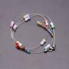 4x8mm Vidrio de Cristal Hongo Perlas Sueltas Natural Pequeño Colgante de Hongo Material para Hacer Collares Manualidades