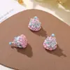 Fofo Creme Doce Menina Bolo de Aniversário DIY Vizinha Brincos Brincos Bolsa Chaveiro Fivela de Sapato Acessórios