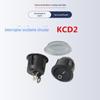 [ODA] interruptor tipo balancim redondo para navio de suprimentos Kd2 interruptor de abajur pequeno doméstico 23mm