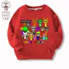 Caixa de Ritmo Sprunki Jogo Musical Periférico Roupas Crianças Moletom Algodão e Lã Casual Top 9
