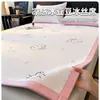 Esterilla Refrigerante de Frijol para Verano para Uso en Casa, Juego de Tres Piezas de Esterilla de Seda Helada Lavable a Máquina, Esterilla Fresca y Suave para Cama Individual o Doble, Nuevo Modelo 2026