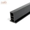 Perfil de puerta y ventana de plástico ignífugo, perfil de plástico para construcción, perfil de marco de puerta y ventana resistente de PVC.