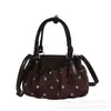 2026 Novo Modelo Senmeng Tendência Estilo Coreano Fashionável Doce Bolinhas Bolsa Saco, Única Bolsa de Ombro Cruzada de Mão