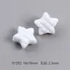 Cor Creme Grelhado Estrela de Cinco Pontas com Contas DIY Xadrez Estrela Corrente para Celular Pulseira Colar Acessórios