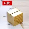 Placa de Número de Mesa Sólida de Acero Inoxidable Soporte para Platos de Comida de Buffet Soporte para Tarjeta de Menú de Hotel Soporte para Tarjeta de Mesa Estante para Menús Tarjeta de Mesa