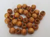 Contas de Madeira Coloridas com Furo Grande Contas Artesanais DIY Contas Soltas 12mm Furo Passante Acessórios para Roupas Sapatos Bolsas Pacote de Chá Bolso