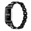 Adequado para Pulseira de Corrente de Diamante Fitbit Charge 3 Pulseira de Diamante Japonesa Relógio de Metal com Diamante Charge4