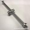 Barra de Ducha Ajustable Dorada Cepillada Tubería de Agua Gris Gunmetal Soporte de Ducha Barra de Ducha Cuadrada Negra Estante Deslizante Soporte de Mano 304