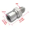 Accesorios de Modificación de Automóviles Conector de Freno de Acero Inoxidable Rosca Externa An4 An3 a Rosca Interna 3/8-24 M10