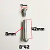 Ruedas de Maleta 6mm-8mm Remache Tornillo Dedicado Varilla de Unión Rueda de Estuche Reparación de Equipaje Remache de Reemplazo