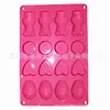 Ferramentas de Confeitaria Urso Redondo Coração Concha Forma de Silicone para Bolo de Chocolate