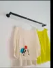 Colgador para tienda de ropa, expositor de pared, colgador lateral de pared, colgador de pared para venta de ropa, colgador de clavo en pared