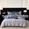 Ropa de cama retro pastoral de algodón de cuatro piezas, funda de edredón gruesa de algodón cepillado de tres piezas, venta al por mayor de textiles para el hogar Nantong, transmisión en vivo
