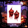 Pegatinas de tatuaje de Halloween con múltiples diseños al por mayor: calabaza, fantasma, araña, calavera, varias cicatrices sangrientas, heridas falsas