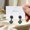 Pendientes Geométricos de Perlas con Pasador de Plata 925 para Mujer, Pendientes de Borlas de Moda, Pendientes de Alta Gama, Pendientes Retro Elegantes al por Mayor