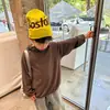 Sudadera con Capucha para Niños 2026 Otoño/Invierno Nuevo Estilo Engrosada Elegante de Manga Larga para Niños Prenda Base Superior Ropa de Invierno para Niños Top