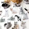Pacote de Adesivos Cidade do Crepúsculo Série Ação Gato Diário de Gato Material DIY Adesivos Decorativos 30 Peças em 6 Designs