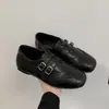 Sapatos rasos de couro estilo britânico para mulheres, nova coleção outono 2026, sapatilhas Mary Jane incrivelmente estilosas e populares, perfeitos para o trabalho e uso casual