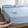 Funda de edredón, sábana bajera, colcha de grado A para maternidad e infantil 100S Lyocell Tencel, sábana bajera ajustada de color sólido de lujo de verano Lenzing Tencel