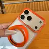 Funda de teléfono con soporte magnético giratorio degradado adecuada para iPhone 18 Pro Max, Funda protectora simple anticaídas para Apple 17
