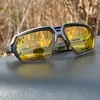 Óculos de Sol Polarizados Retrô para Homens, Pesca e Ciclismo, Óculos Anti-UV, Esportes ao Ar Livre, Viagem, Montanhismo, Óculos de Sol à Prova de Vento