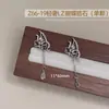 Acessórios de Nail Art com Design de Borboleta e Zircônia Dourada, Luxo Leve Dourado e Prateado Decorações de Unha Exquisite com Strass, Venda por Atacado em Estoque