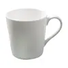 Taza de Cerámica Blanca Pura, Taza de Cerámica con Logo Impreso, Taza de Té de Porcelana Ósea, Regalo Cultural y Creativo Estilo Ins Nórdico