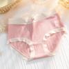 Ropa interior modal para mujer Algodón Antibacteriano Gasa Agradable al tacto Piel desnuda para niña Sin costuras Cintura media Cómodo Transpirable Calzones triangulares