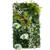 Transfronteiriço 50x 100cm Plantas Artificiais Simuladas Folhagem Decoração de Parede Externa Casamento Exposição Fachada de Loja Varanda
