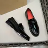 Origem Transfronteiriça CL Couro Genuíno Mocassins Casuais Masculinos Couro Brilhante Color Blocking Slip-on Sapatos de Couro Solado Macio Respirável Tendência Sapatos Masculinos