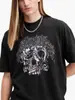 Camiseta Trendy de Marca Estilo Hong Kong de Media Manga para Hombre, Talla Grande, Corte Holgado, Manga Corta para Estudiante Universitario, Camisa de Media Manga Moderna y Elegante