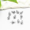 Accesorios de joyería DIY, perla de cobre puro colgante, aguja redonda de 5 mm, ojo de oveja, uña, perla, accesorios de joyería, venta directa de fábrica