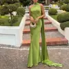 2026 Moda Femenina Europea y Americana Transfronteriza Verano Nuevo Elegante Vestido de Cinta de Color Sólido sin Hombros