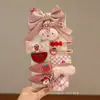 Gran Venta Otoño e Invierno Pasador para el Cabello Niños Dibujos Animados Kuromi Pasador para el Cabello Niña Pequeña Lazo Flequillo Pinza BB Accesorios para la Cabeza de Bebé