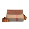 Bolso cuadrado pequeño para mujer, novedad de 2025, informal, popular en Internet, bandolera de hombro con textura de alta calidad a cuadros, bolso de viaje para mujer.