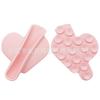 Soporte para Teléfono Móvil Transfronterizo, Soporte Portátil para Lápiz Labial, Soporte Perezoso, Ventosa para Teléfono Móvil en Forma de Corazón, Soporte Adhesivo de Silicona