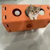 Túnel e Ninho Multifuncional para Gatos, Pode Ser Usado para Deitar e Brincar, Passagem em Túnel para Pets, Brinquedo Interativo para Gatos Aliviarem o Tédio