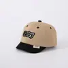 Gorra de Béisbol Infantil Transfronteriza Primavera Ala Corta Pico de Pato Estilo Coreano y Japonés Letra Sombrero para Bebé Niños Pequeños Sombrero de Sol para Bebé G952