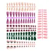 Caja de Set de Puntas para Uñas Manicura Sólida Color Mate con Brillo Estilo Francés de 288 Piezas, el Más Vendido de Amazon