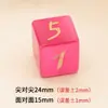 Amazon Transfronterizo Dnd Dungeons and Dragons Juego de Mesa Poliedro Z06 Ojo de Gato Rosa Profundo Juego de Siete Dados