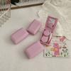 Estuche pequeño y bonito para lentes de contacto con pez y espejo, sencillo y portátil, caja de cuidado complementaria B97